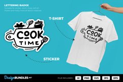 Cook Time Lettering Badge Product Image 1