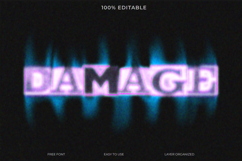 Distorted Glitch Text Effect Product Image 1