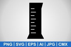 Vector Cylinder Flask Icon Product Image 1