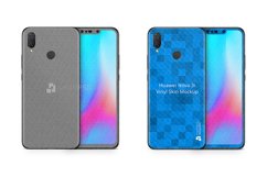 Huawei Nova 3i Vinyl Skin Design Mockup 2018 Product Image 1