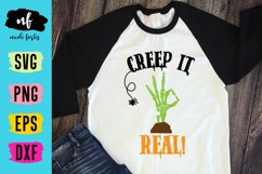 Creep It Real Halloween SVG Cut File Product Image 1