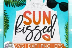 Sun Kissed SVG DXF PNG EPS Cutting Files Product Image 1