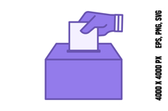 Colored Vote Icon Product Image 1