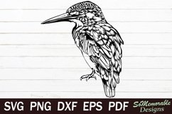 Kingfisher SVG cut file, Kingfisher svg design Product Image 1