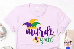 Mardi gras y'all - Mardi Gras SVG EPS DXF PNG Product Image 3