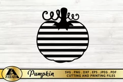Pumpkin SVG PNG EPS DXF Pumpkin Clipart Thanksgiving Pumpkin Product Image 2