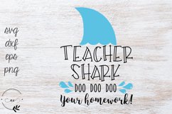 Teacher Shark - Do Your Homework SVG Product Image 1