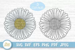 Daisy svg, Daisy flower svg, Gerber svg, Flower svg file Product Image 1