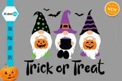 Trick Or Treat Gnomes Svg, Halloween Gnomes Svg Product Image 2