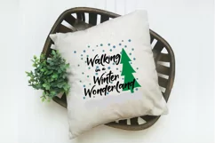 Walking in a Winter Wonderland SVG Cut File - Christmas SVG Product Image 6