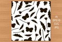 Flowers. 6 Seamless patterns. Product Image 5