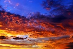 red bright clouds Product Image 1