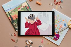 Dressed Up Kid Vector Illustration Product Image 6