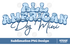 American Dog Mama Papa 4th of July USA Paw DTF PNG Bundle Product Image 3