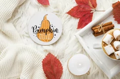 Pumpkin Hello sublimation PNG. Quote EPS, JPG. Product Image 3