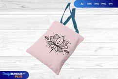 Magical Lotus Flower SVG Product Image 1