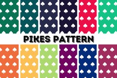 Digital Paper Pikes Pattern Product Image 1