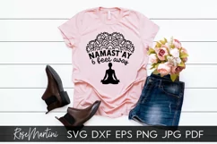 Namastay 6 Feet Away SVG Social Distancing Yoga Quarantine Product Image 5