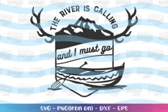 Camping-The river is calling and i must go svg Product Image 1