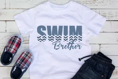 Swim Brother SVG DXF PNG Cut File Product Image 2