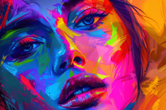 Whimsical and Colorful Artwork Background Wallpaper Product Image 1