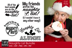Santa&#039;s Naughty List - Christmas SVG files for Crafters Product Image 1