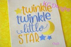 Twinkle Twinkle Little Star Machine Embroidery Design Product Image 2