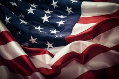 Elegant american flag drapery close-up Product Image 1