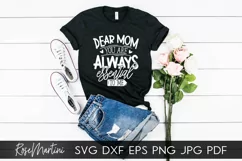 Dear Mom You Are Always Essential To Me SVG Mothers Day Product Image 6