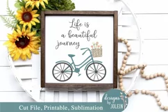 Life is a beautiful journey - SVG, Sublimation, Printable Product Image 1
