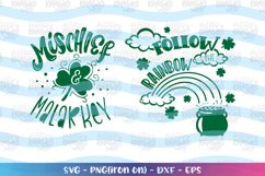 St. Patrick's Day svg Follow the rainbow svg Product Image 1