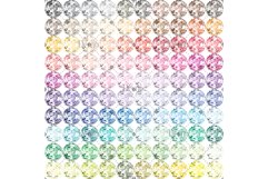 100 Round Diamond Clip Arts Product Image 2