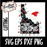 Idaho Merry Christmas - SVG Cutting File Product Image 2