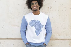 Africa SVG, Black history month Africa map Mandala Zentangle Product Image 4