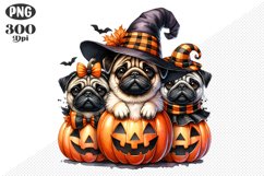 Halloween Dog Sublimation - Clipart PNG Design Product Image 1