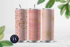 Pink Gold Shimmer Digital Paper, Glitter Texture Product Image 2