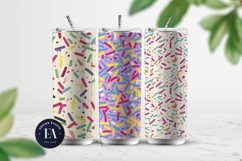 Pastel Sprinkles digital paper | Colorful Rainbow Sprinkles Product Image 2