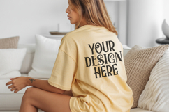 Butter Comfort Colors C1717 Shirt Mockup, CC 1717 T-shirt Product Image 1