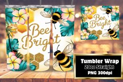 RICH 20oz Sublimation Tumbler Design , Bee Product Image 1