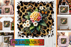Cheerful TSHIRT Gift Ideas PNG, Leopard Prints Product Image 1