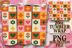 ENCHANTING MOMENTS 20oz TUMBLER WRAP, Valentine's Pattern Product Image 1