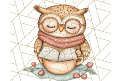 Bookish Animals PNG Clipart with Cozy Reading Elements Product Image 3