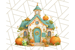Halloween Costume Parade Clipart PNG with Monsters Clip Art Product Image 3