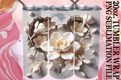 Cozy Escapes 20oz tumbler wrap, 3D Heart Product Image 1