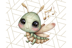 Cute Insects Clipart, Cartoon Bugs, Bug PNG Illustrations Product Image 3