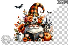 Halloween Gnome Sublimation - Clipart PNG Design Product Image 1