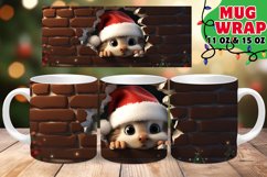 Frosty Frolic Animals Hole in Wall Xmas Wrap, 11oz, 15oz Product Image 1