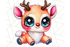 Arctic Animals Kawaii Clipart PNG, Cute Polar Creatures Art Product Image 3