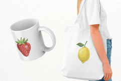 Watercolor Spring Food Clipart Product Image 4