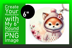 Stylish Circle Design for Sublimation , Cute Animals Product Image 1